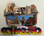 Calamita Magnete - COMACCHIO - mar - LEGNO MDF - TREPPONTI / CANI & GATTI